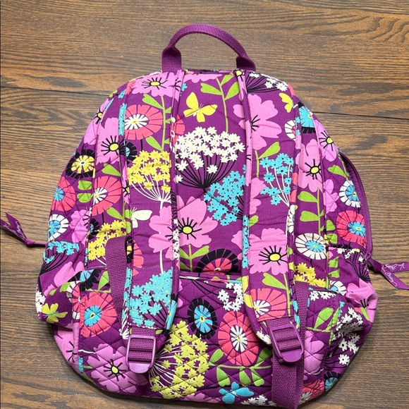 Vera Bradley Flutterby Floral Backpack Retired - Picture 7 of 8
